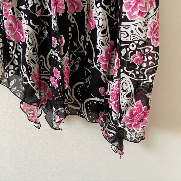 Bianca Nygard Floral Asymmetric Skirt - Picture 4 of 6